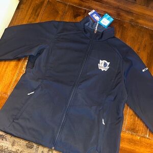 Columbia Navy Blue Full-Zip Jacket Womens Dallas Mavericks